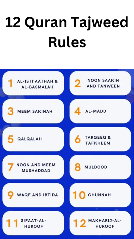 12-quran-tajweed-rules Quran Tajweed Rules